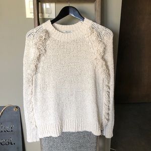 Madewell fringe sweater